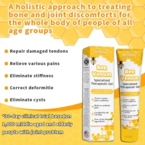 Bee Venom Joint Therapy Pain Relief Gel