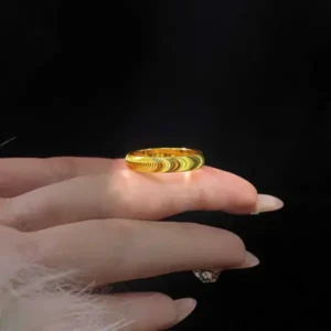 Lymphatic magnetic therapy cats eye ring