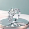 Magnetology Moissanite Diamond Ring