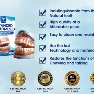 Advanced Customized Full Denture Set - Image 4
