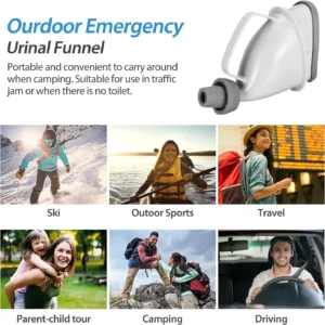 Neutral Urinal Drainer & Travel Portable Emergency Toilet - Image 3