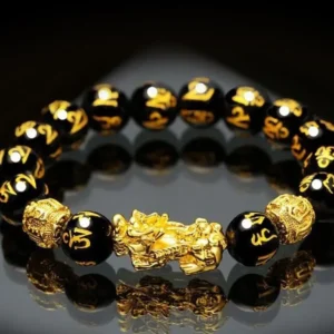 DIYSTAR Pi Xiu Obsidian Bracelet – Unlock Wealth & Attract Good Fortune