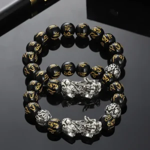 DIYSTAR Pi Xiu Obsidian Bracelet – Unlock Wealth & Attract Good Fortune - Image 11