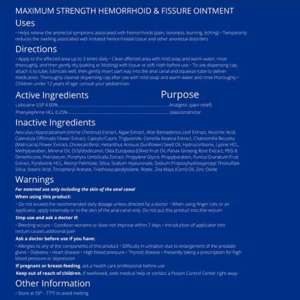 Doctor Butler's Hemorrhoids and Cracks Ointment - Image 5