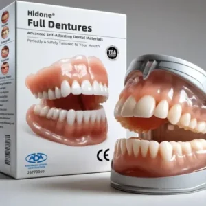 Full Denture Set Advanced Self-Adjusting Dental Materials