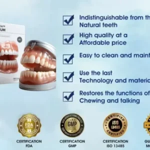 Full Denture Set Advanced Self-Adjusting Dental Materials - Image 15