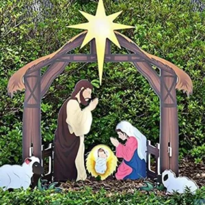 Holy Night Outdoor Christmas Nativity Set - Image 5
