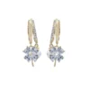 Four-Leaf Clover Lymphvity Magne Therapy Germanium Earrings