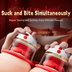 Kiss of an Angel – Breast Masturbator with Suction & Licking Stimulation - Image 4