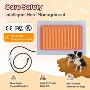 NESLEMY Heated Pet Bed - Image 3