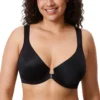 NESLEMY Women's Front Closure BrasPosture Full Coverage Plus Size Underwire