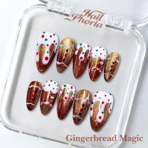 NESLEMY｜Euphoric Holiday Collection | MEGA LIVE 10PCS Handmade Press On Nails - Image 13