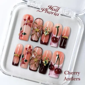 NESLEMY｜Euphoric Holiday Collection | MEGA LIVE 10PCS Handmade Press On Nails - Image 15