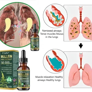 Organic Lung Cleansing Mullein Leaf Extract Drops - Image 8