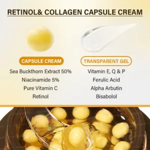 Anti-Aging Moisturizing Cream with Hyaluronic Acid - Retinol & Collagen - Image 7