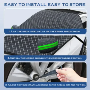 Anti-snow Magnetic Windshield Cover - Image 11