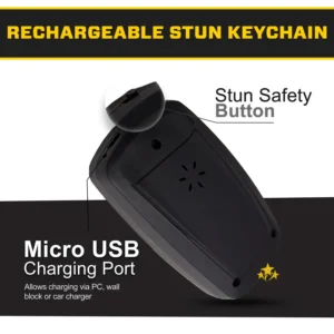 VOLTIC V77 3in1 Stun & Flashlight & Alarm Car Keychain - Image 8