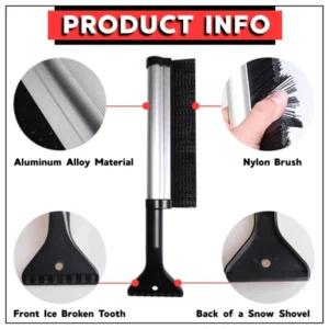 2 in 1 Extendable Ice Scraper - Image 6