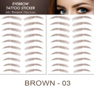 4D Hair-Like EyeBrows Waterproof Tattoo - Image 12