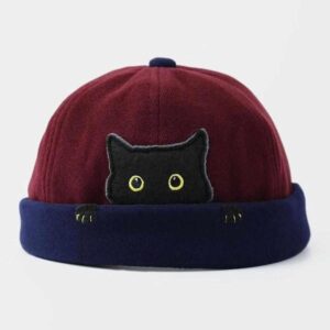 North Royal Knitted Melon Cat Hat - Image 2