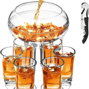 6 Shot Glass Dispenser and Holder - Image 5
