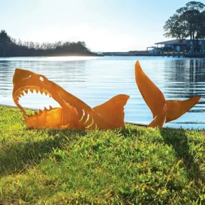 （HOT SALE）The Strongest Terrestrial Shark-Garden Decoration - Image 4