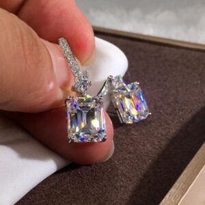 Square Cut Ice Candy Ear Hook Earrings(Buy 1 Free 1) - Image 3