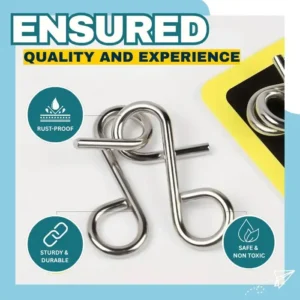 3D Metal Challenge Puzzle Toy - Image 8