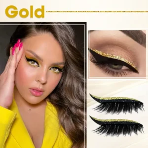 GlitzWink Cat Eyeliner Lashes Sticker - Image 8