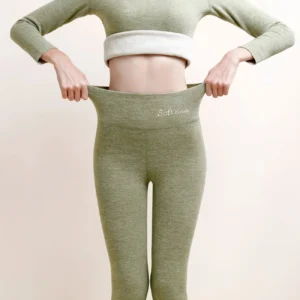 Casual Warm Winter Solid Pants - Image 7
