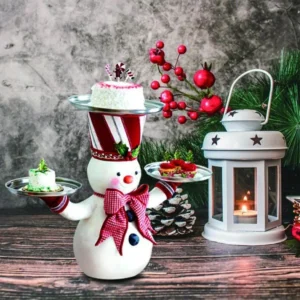 Christmas Snowman Treats Holder - Image 4