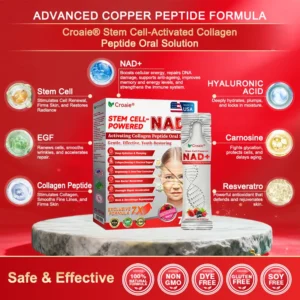 Stem Cell–Powered NAD+ Activating Collagen Peptide Oral Solution - Image 3