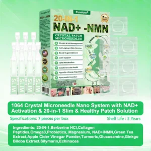 Crystal Microneedle Nano System with NAD⁺ Activation & 20-in-1 Slim & Healthy Pacth Solution - Image 10