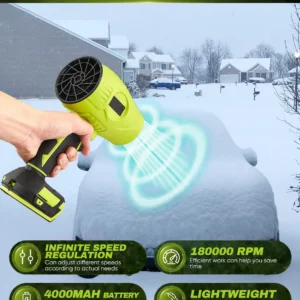 5000W Turbo Jet Fan Snow Blower 2.0 - Image 3
