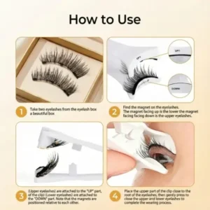 MAGNETIC Eyelashes Kit-3-Second Installation - Image 2