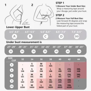 NESLEMY Wireless Push Up Bra for Women - Seamless Deep V Bralette, All-Day Comfort T-Shirt Bra for Everyday Wear - Image 5
