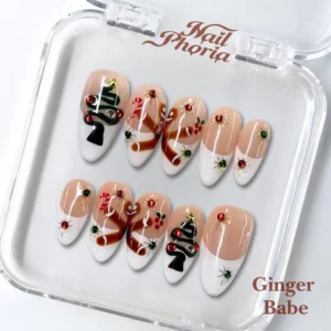 NESLEMY｜Euphoric Holiday Collection | MEGA LIVE 10PCS Handmade Press On Nails - Image 11
