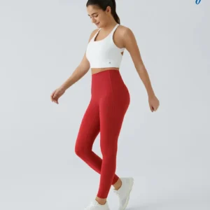 High Waisted Waist Shaping Pocket Shaping Training Leggings - Image 12