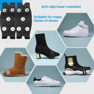Titanium steel nail elastic shoe cover - Image 2