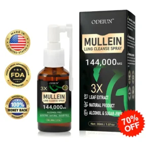3X Concentrated Mullein Lung Cleanse Spray — Advanced Respiratory Detox & Clear Breathing - Image 7
