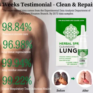 Organic Herbal Lung Cleanse Repair Nasal Spray - Image 3