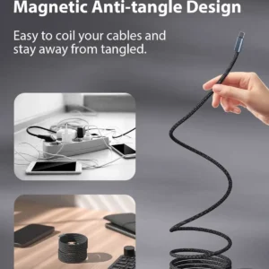 Magnetic Anti-Tangle Charging Cable - Image 5