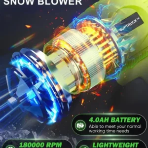 5000W Turbo Jet Fan Snow Blower 2.0 - Image 2