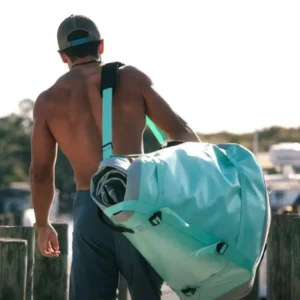 This Giant Curved Inflatable Dock Holds Up To 6 Adults and a Cooler - Image 7