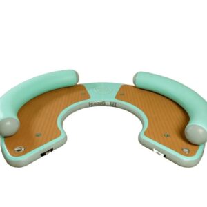 This Giant Curved Inflatable Dock Holds Up To 6 Adults and a Cooler - Image 13