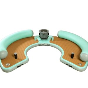 This Giant Curved Inflatable Dock Holds Up To 6 Adults and a Cooler - Image 14