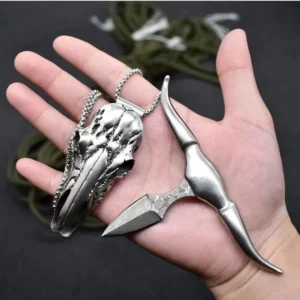 Tactical Stainless Steel Bull Headgear Belt Buckle - Image 3