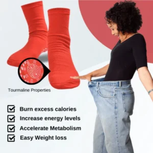 Tourmaline Acupressure Varicose Vein Slim Health Socks - Image 5