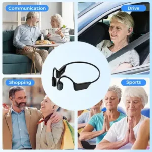 YUNPSO Bone Conduction Smart Hearing Aid Bluetooth Earphones