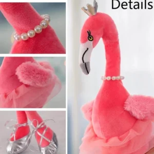 (❤️WOMEN'S DAY FLASH SALE - 50% OFF) 2021 NEW ELEGANT BALLET STYLE SINGING FLAMINGO PLUSH TOY - Image 4